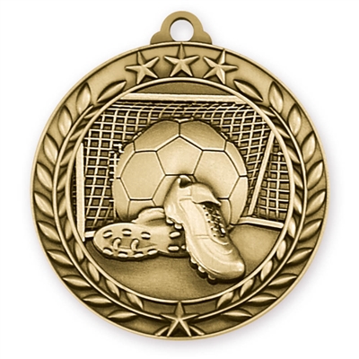 2-3/4" Soccer Medal