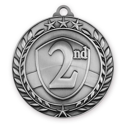 2-3/4" 2nd Place Medal