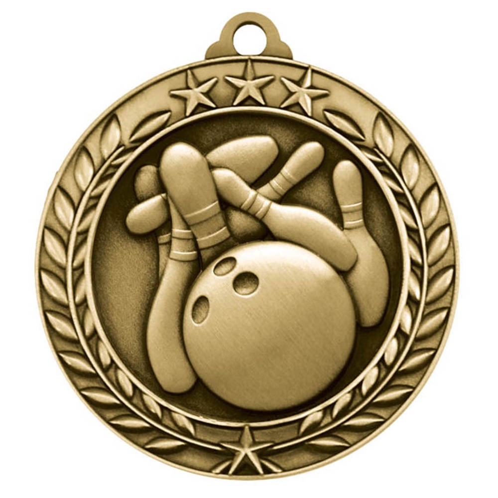 1 3/4" Bowling Medal