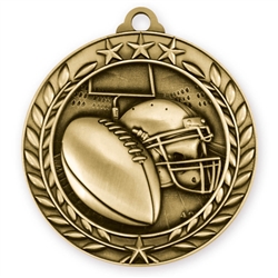 1 3/4" Football Medal