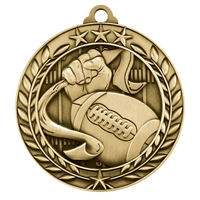 1 3/4" Flag Football Medal
