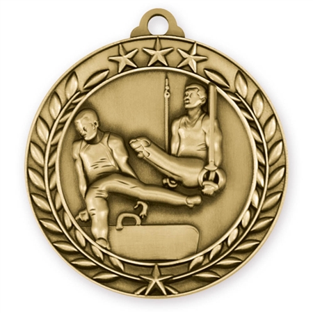 1 3/4" Male Gymnastics Medal