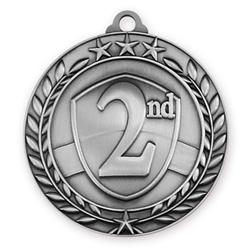 1 3/4" 2nd Place Medal
