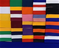 Case of 100 of Any Color 1-1/2" x 32" Ribbons w Clip Wide Ribbon Case 100