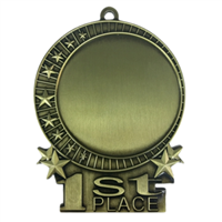 3" 1st, 2nd, or 3rd Place Medal 2" Insert