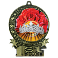3" Beauty Queen Medal