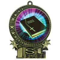 3" Holy Bible Medal