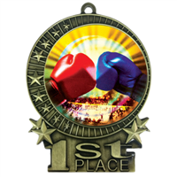 3" Boxing Medal