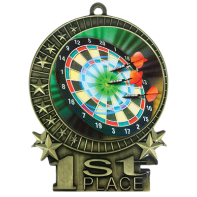 3" Darts Medal