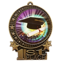 3" Graduation Medal