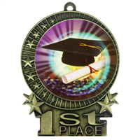 3" Graduation Medal