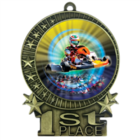 3" Go-Kart Medal