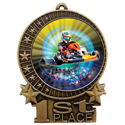3" Go-Kart Medal
