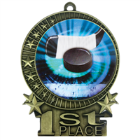 3" Hockey Medal