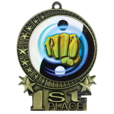 3" Martial Arts Medal