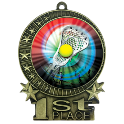3" Lacrosse Medal