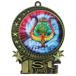 3" Music Medal