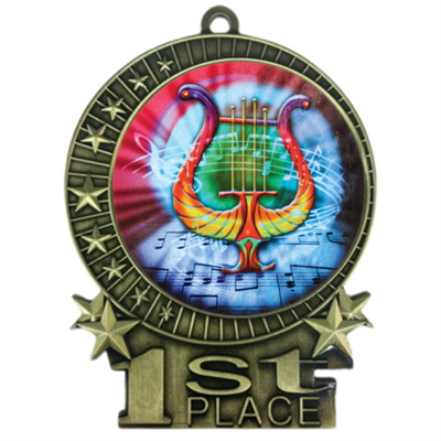 3" Music Medal