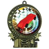 3" Pinewood Derby Medal