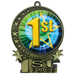 3" 1st Place Medal