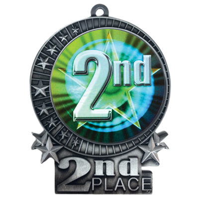 3" 2nd Place Medal