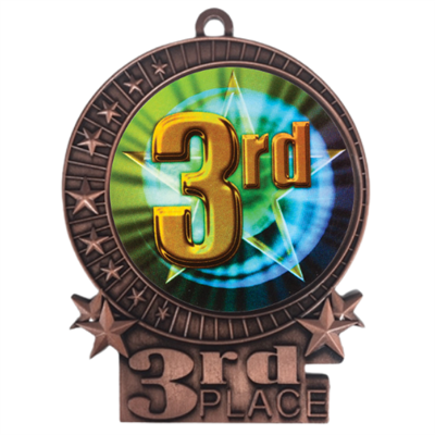 3" 3rd Place Medal