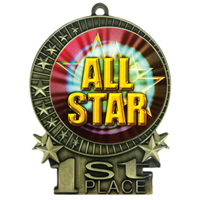 3" All Star Medal
