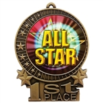 3" All Star Medal
