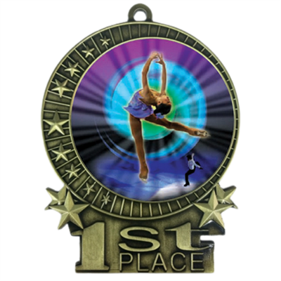 3" Figure Skating Medal