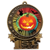 3" Halloween Medal