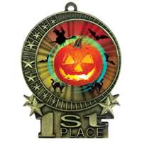 3" Halloween Medal