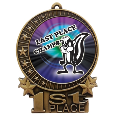 3" Last Place Loser Medal