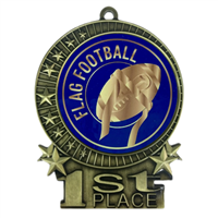 3" Flag Football Medal
