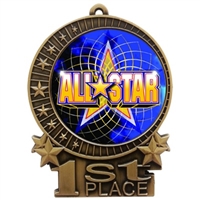 3" Full Color All Star Medals