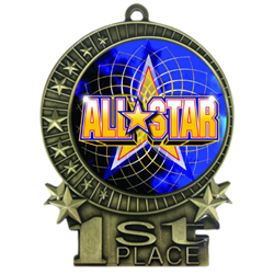 3" Full Color All Star Medals