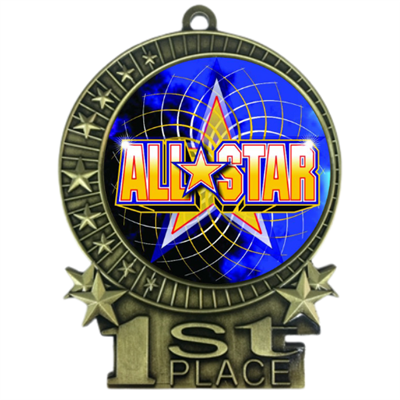 3" Full Color All Star Medals