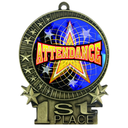 3" Full Color Attendance Medals