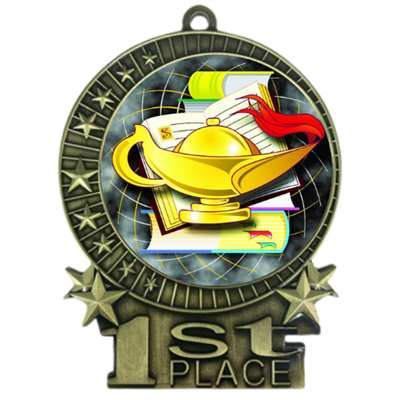 3" Full Color Lamp Medals