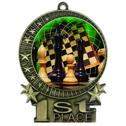 3" Full Color Chess Medals
