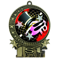 3" Full Color Modern Dance Medals