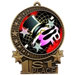 3" Full Color Modern Dance Medals