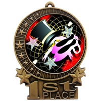 3" Full Color Modern Dance Medals