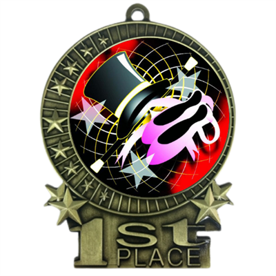 3" Full Color Modern Dance Medals