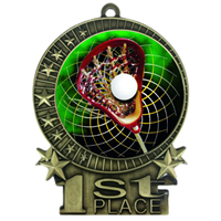 3" Full Color Lacrosse Medals