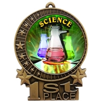 3" Full Color Science Fair Medals