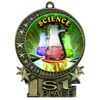 3" Full Color Science Fair Medals