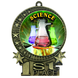 3" Full Color Science Fair Medals