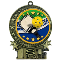 3" Full Color Pickleball Medals
