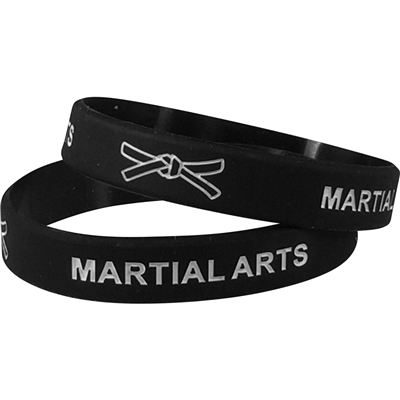 Silicone Martial Arts Wrist Band