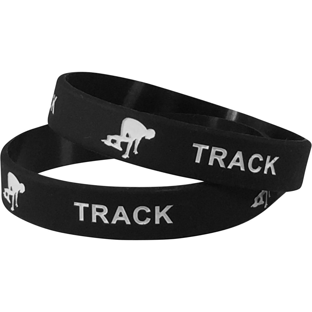 Silicone Track Wrist Band